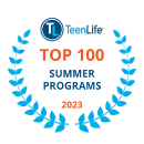 Top 100 Summer Programs Teen Life Award badge.